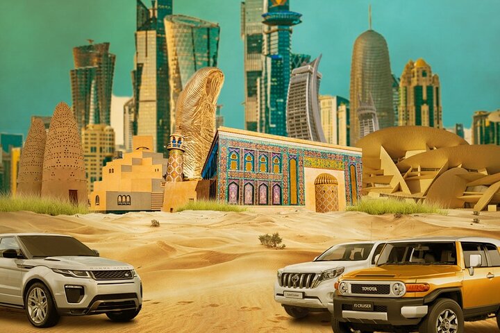 Doha City Tour with Dhow Cruise & Desert Safari Adventure