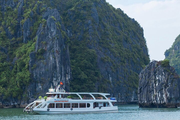 Premium Halong Bay Day Tour: Limousine, Island, Beach and Cave