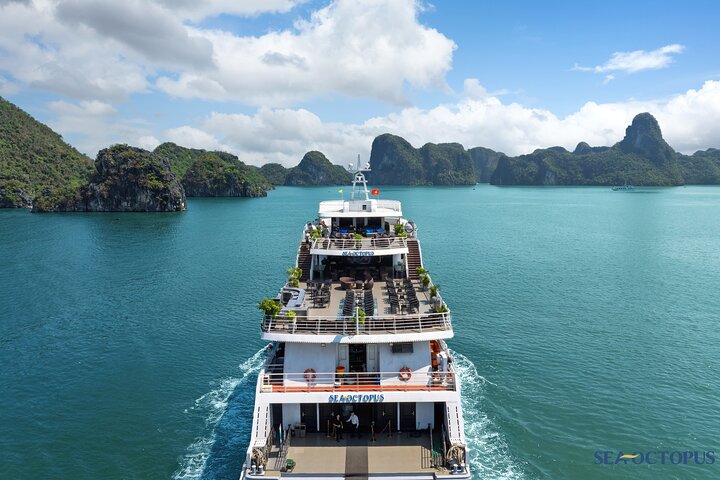 Sea Octopus Cruise Halong Bay 07 hours Explore Includes Pick Up