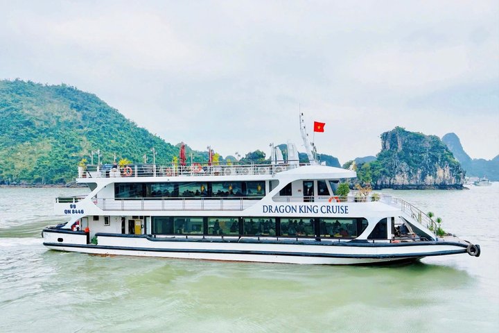 Dragon King Day Cruise to Halong Bay from Tuan Chau Harbor Dragon King Day Cruise to Halong Bay from Tuan Chau Harbor
