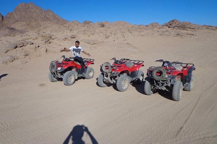 Sunset 5Hours ATV pugy jeep from hurghada sahl hashesh makadi bay algouna safaga