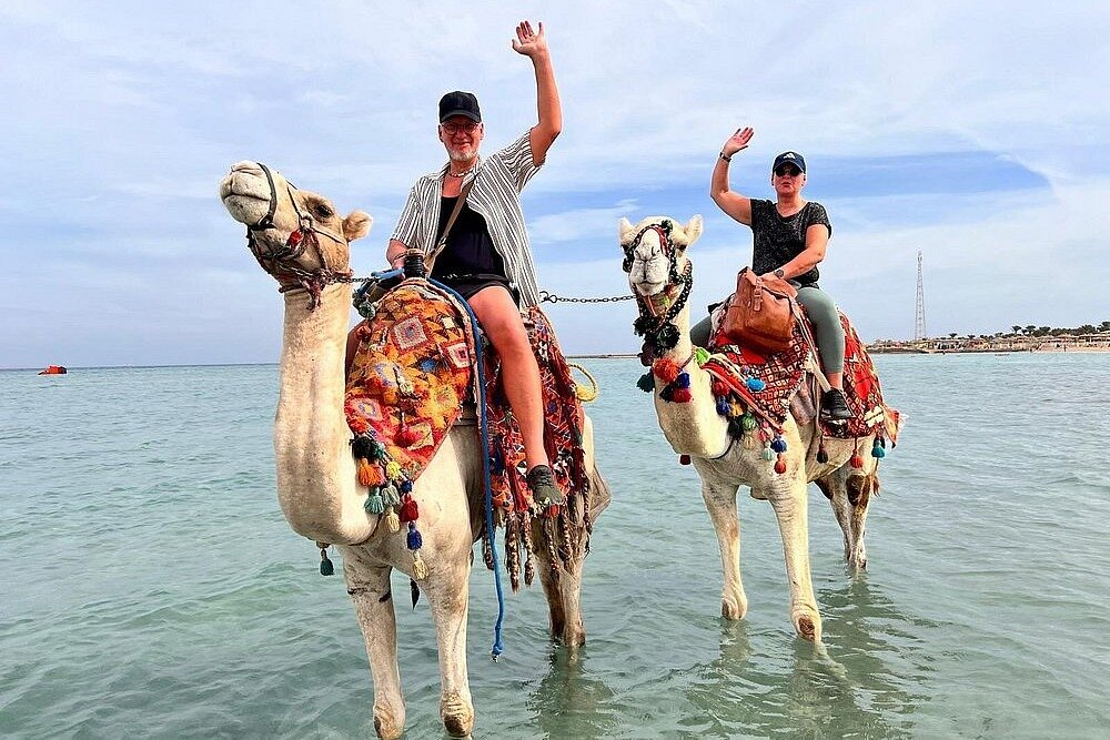 Premium 2 Hours Camel Ride: Amazing Desert & Sea – Hurghada