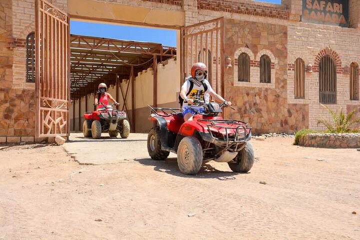 5 hours safari trip bugy atv jeep camels bedween BBQ and show super safari