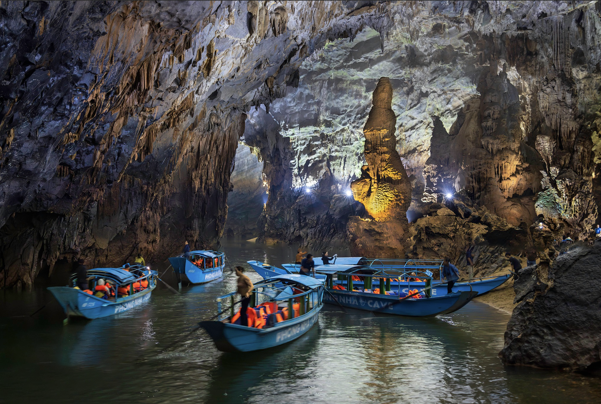 Phong Nha Cave and Tien Son Cave Guided Tour From Dong Hoi Phong Nha Cave and Tien Son Cave Guided Tour From Dong Hoi