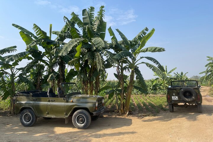 Hanoi Highlights Jeep Ride Walking Experience