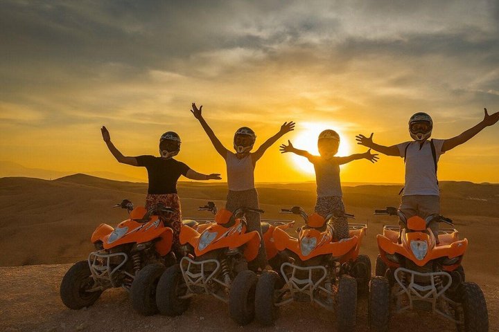 Agafay Sunset Dinner Show from Marrakech with Camel & Quad