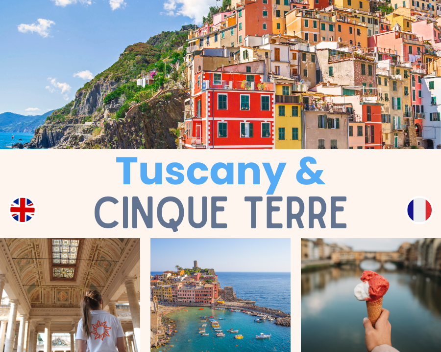 Tuscany & Cinque Terre | Premium Independent Tour including small-group excursions | 8days/7nights