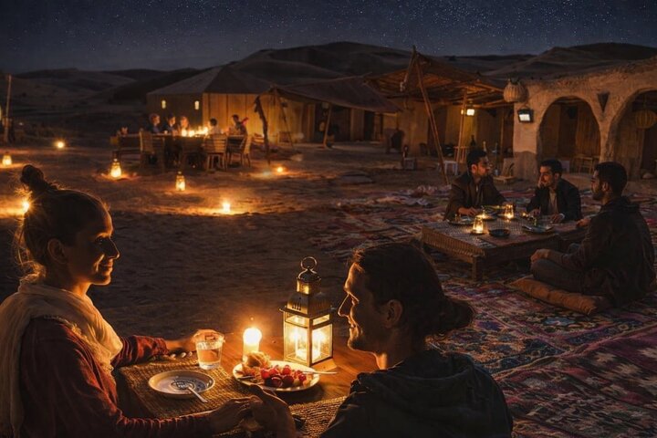 Marrakech: Camel Ride, Sunset & Dinner Show In Agafay Desert