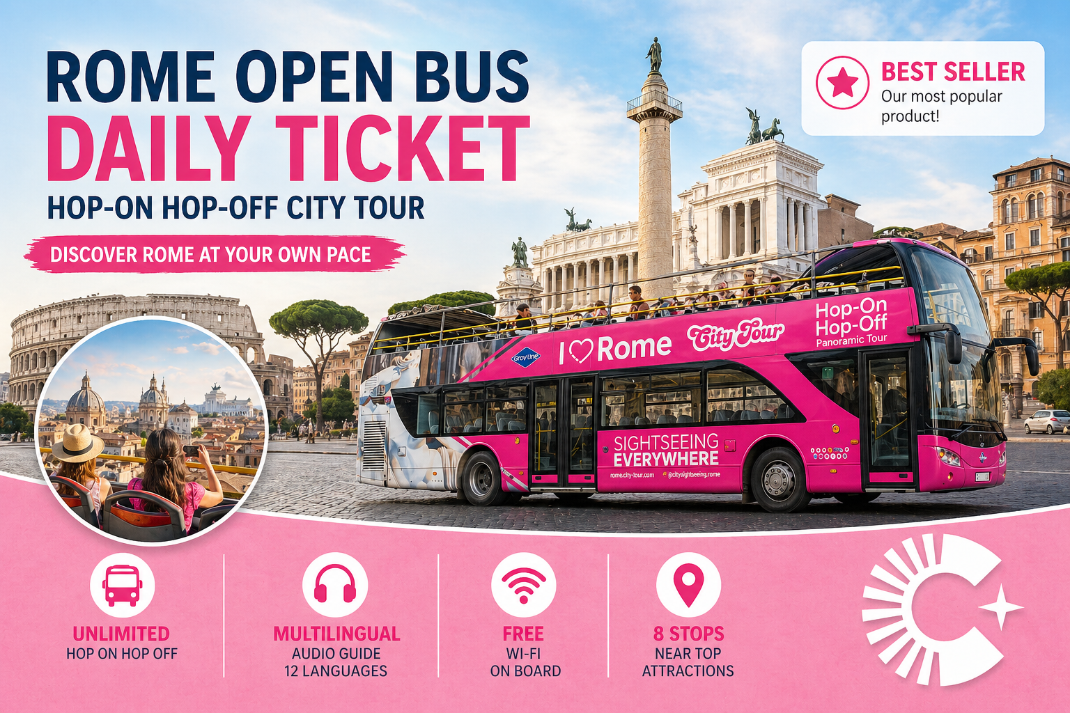 Daily Ticket – Hop-On Hop-Off