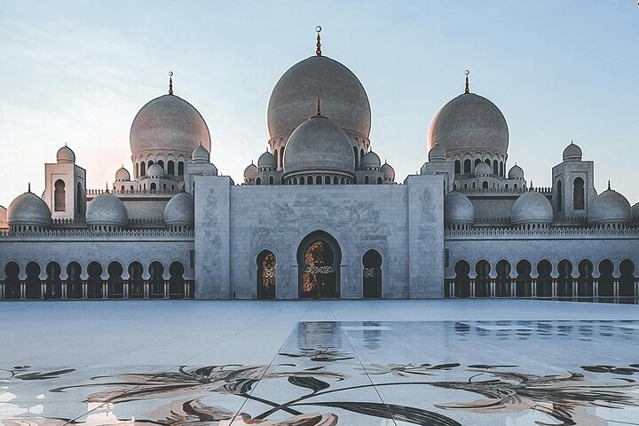Abu Dhabi Grand Mosque Tour with Lourve Museum Tickets from Dubai Abu Dhabi Grand Mosque Tour with Lourve Museum Tickets from Dubai