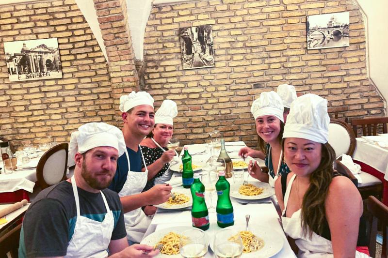 Sunset cooking class in the Jewish Ghetto of Rome