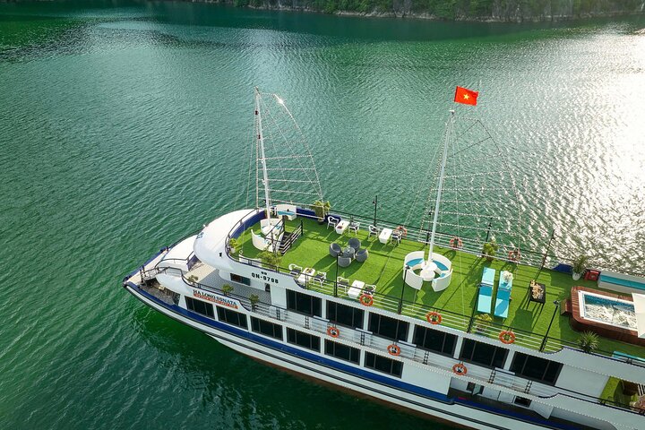 SONATA Halong 5-Star Day Cruise, Buffet, Cave, Kayak, Swimming