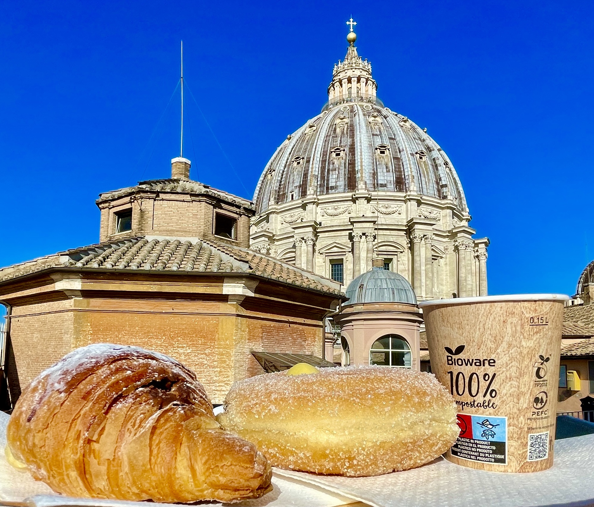 St. Peter’s Dome, Basilica & Grottoes Tour with Breakfast on the Roof St. Peter’s Dome, Basilica & Grottoes Tour with Breakfast on the Roof