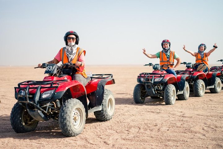 VIP adventure Quad ride 3 hours safari in Hurghada