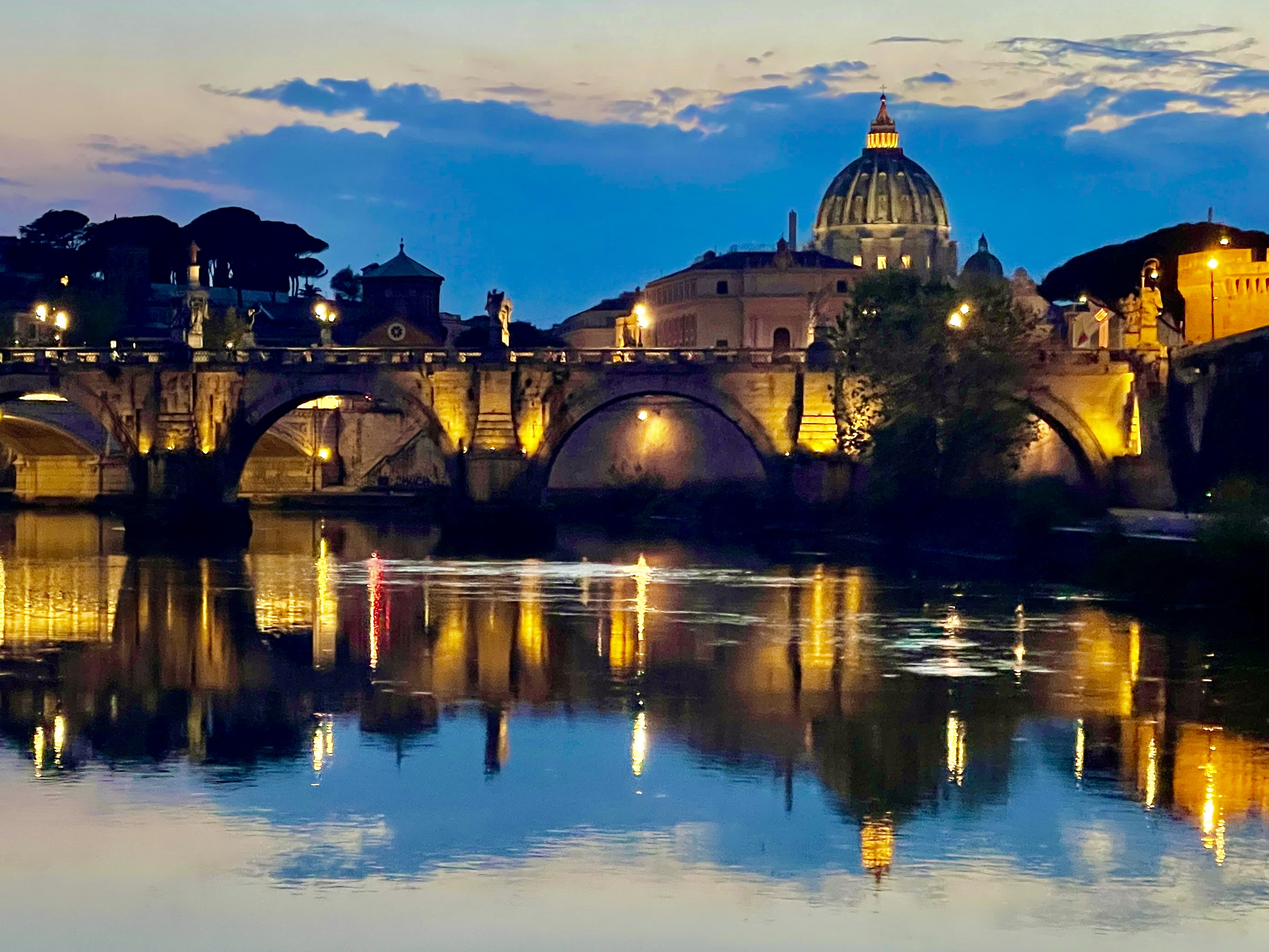Rome by Night Private Golf Cart Tour with Pick-Up & Drop-Off