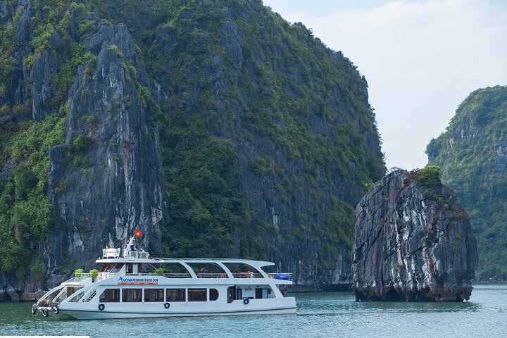 Alova Premium Cruise Halong 1 Day From Harbor with Buffet Lunch Alova Premium Cruise Halong 1 Day From Harbor with Buffet Lunch