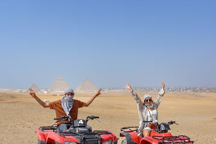 Cairo Day Tour Quad Ride, Cruise Dinner & Khan El Khalili Bazaar Cairo Day Tour Quad Ride, Cruise Dinner & Khan El Khalili Bazaar