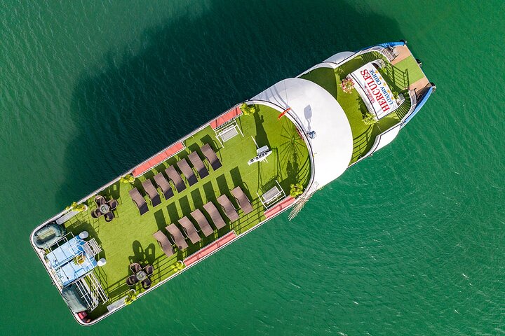 Hercules Luxury Halong Day Trip, 5 Star Cruise with Buffet Lunch