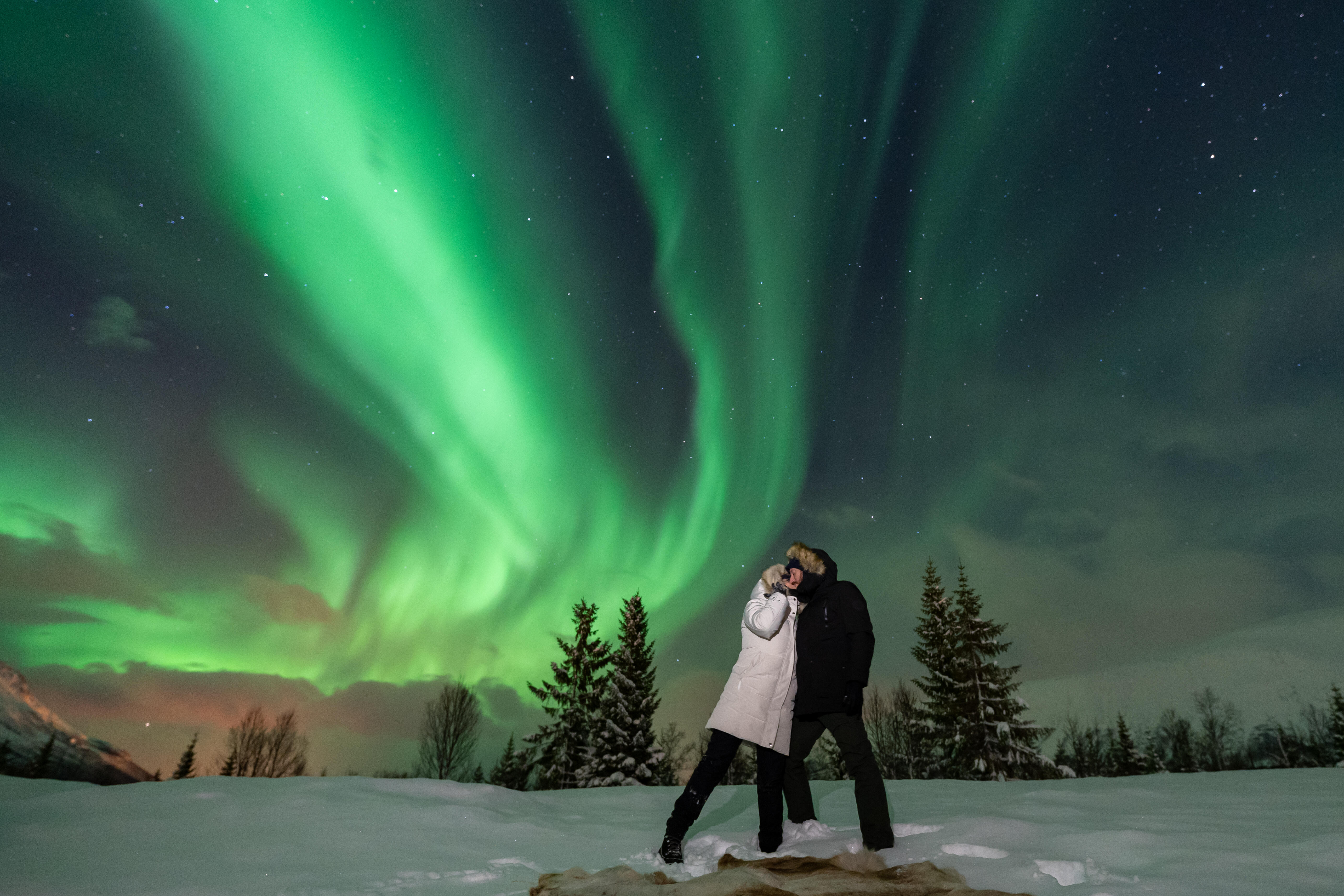 Northern Lights Tour by bus in Tromsø