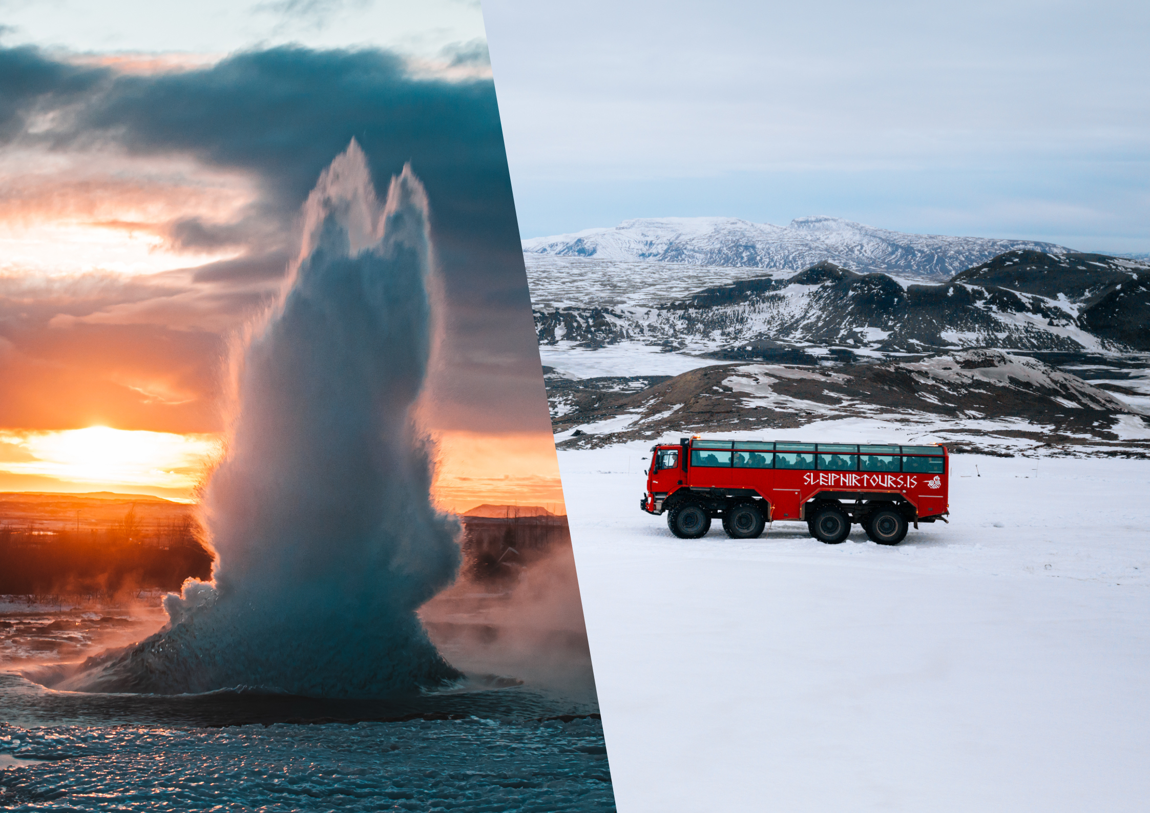 Golden Circle + Monster Truck Glacier Adventure from Reykjavik