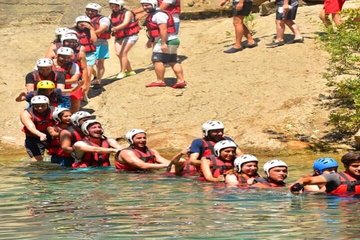 Canyoning Rafting and Zipline Adventure from Side
