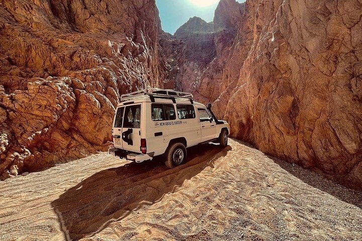 Jeep Safari To Canyon Salama and Dahab Tour from Sharm el Sheikh Jeep Safari To Canyon Salama and Dahab Tour from Sharm el Sheikh
