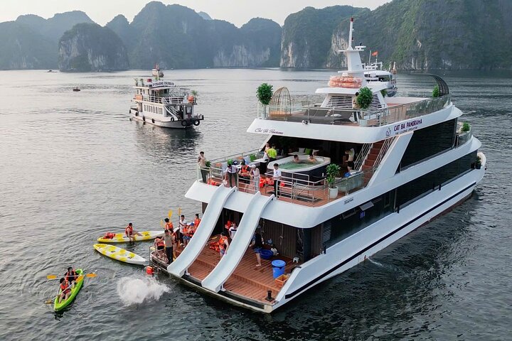 From Cat Ba Island Explore Lan Ha Bay with D’Charme Luxury Cruise