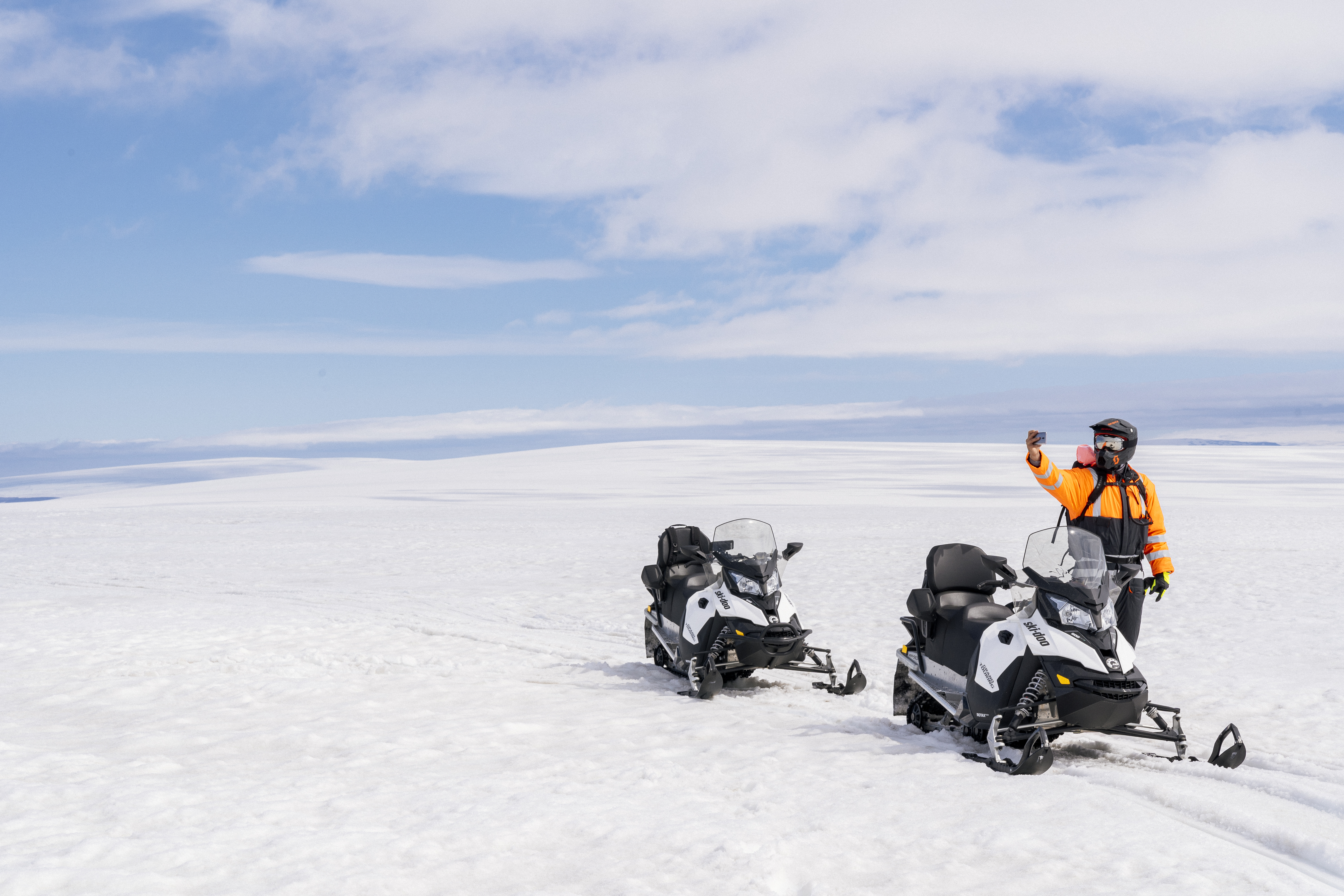 Into The Glacier - With Snowmobiling From Klaki Base Camp Into The Glacier – With Snowmobiling From Klaki Base Camp