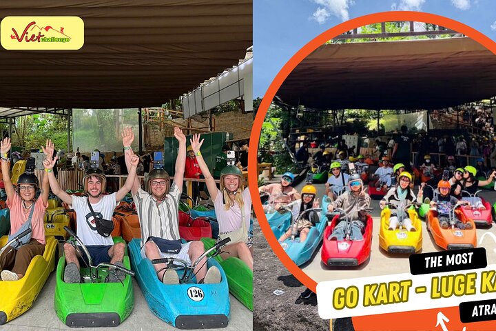 Dalat: Alpine Coaster, Rainbow Sliding, Crazy house & Luge Kart Dalat: Alpine Coaster, Rainbow Sliding, Crazy house & Luge Kart