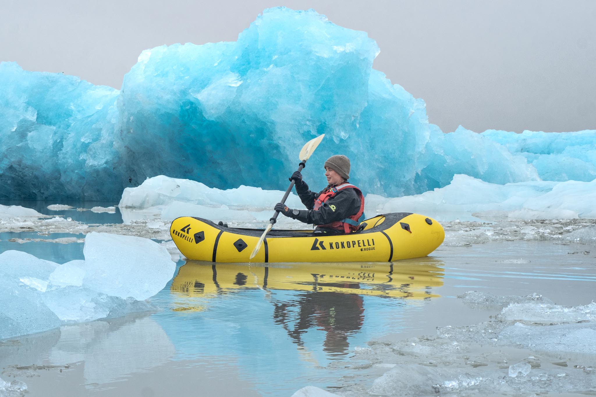 Fjallsarlon Lagoon Kayaking & Glacier Hike