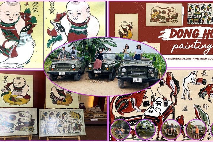 Explore Dong Ho’s Folk Painting Heritage by Jeep Car