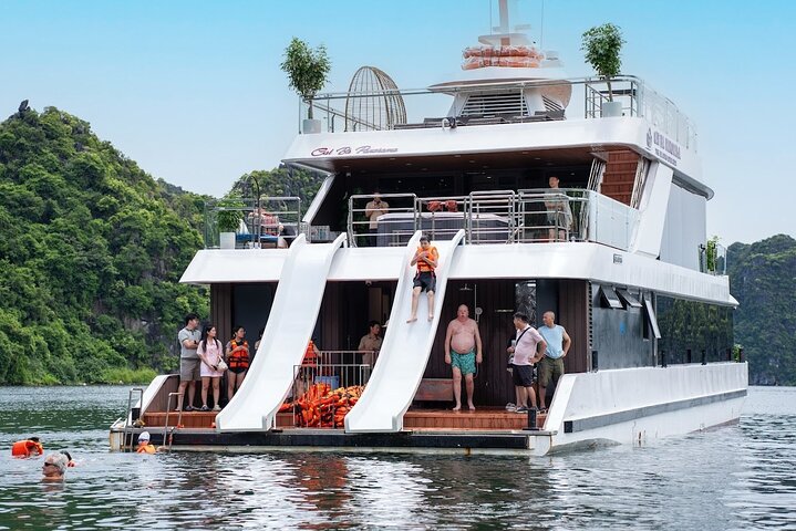 Luxury Sunset Cruise Admire Lan Ha Bay with Kayaking, Swimming