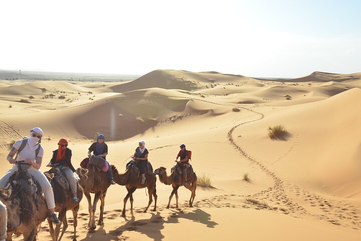 From Ouarzazate : 3-Day Merzouga Sahara Tour Option Ending in Fes From Ouarzazate : 3-Day Merzouga Sahara Tour Option Ending in Fes