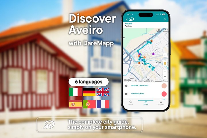 TOP Aveiro : Private Guided Tour with your mobile