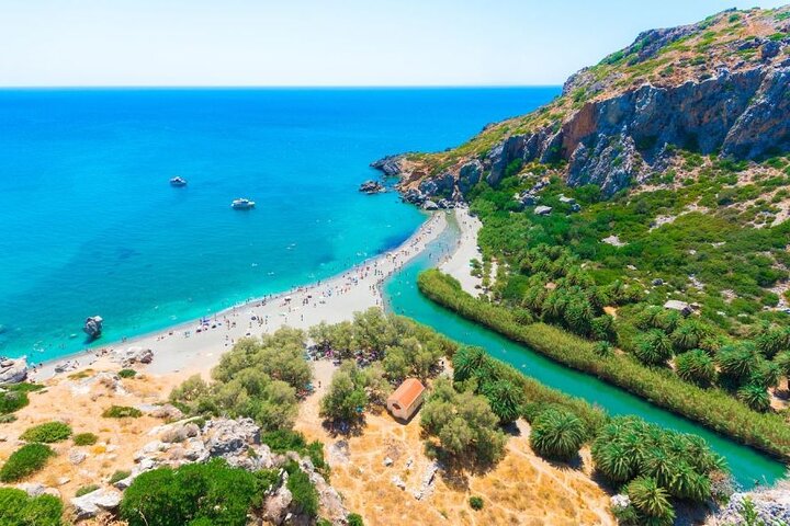 Full Day Private Tour in Botanic Garden Spili, Preveli and Plakias