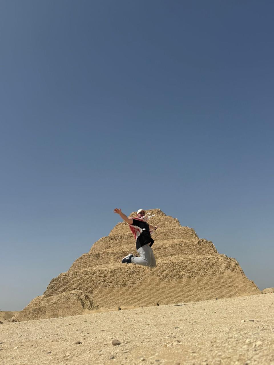 Half day pyramids tour with camel ride