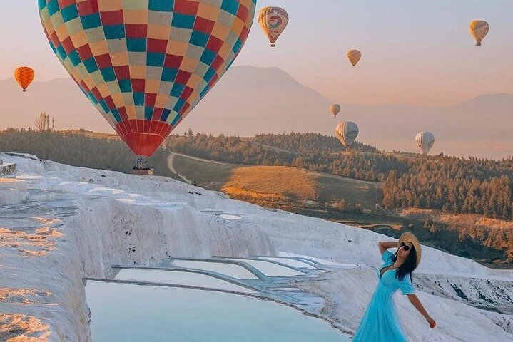 Pamukkale Hierapolis And Hot Air Balloon Tour From Antalya