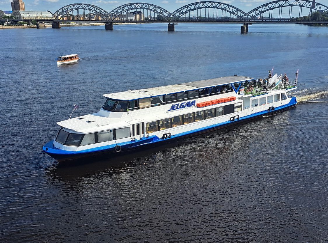 Riga River Tour – 1h – Jelgava/Liepaja boat