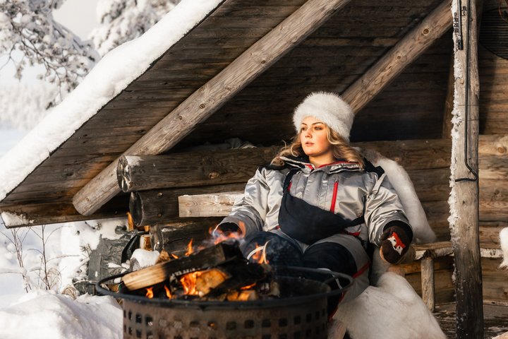 VIP Lapland: Santa Village, Glass Igloo Lunch & Snow Scooters