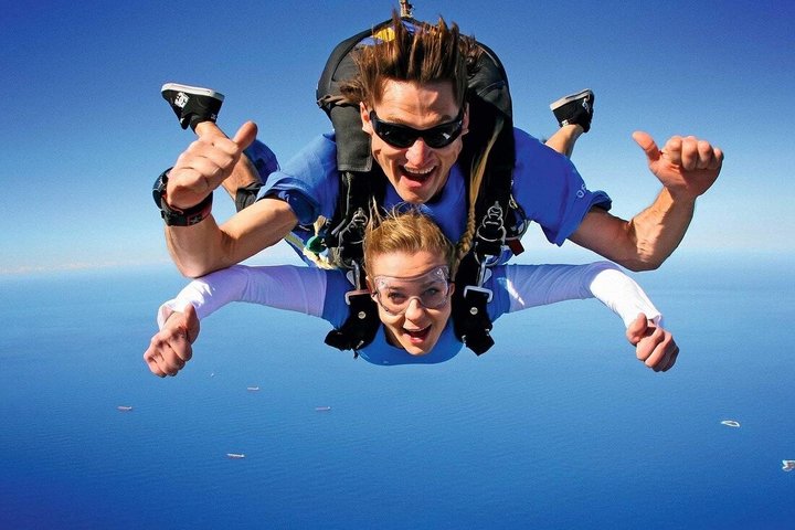 Kemer Tandem Skydiving Over the Mediterranean Sea