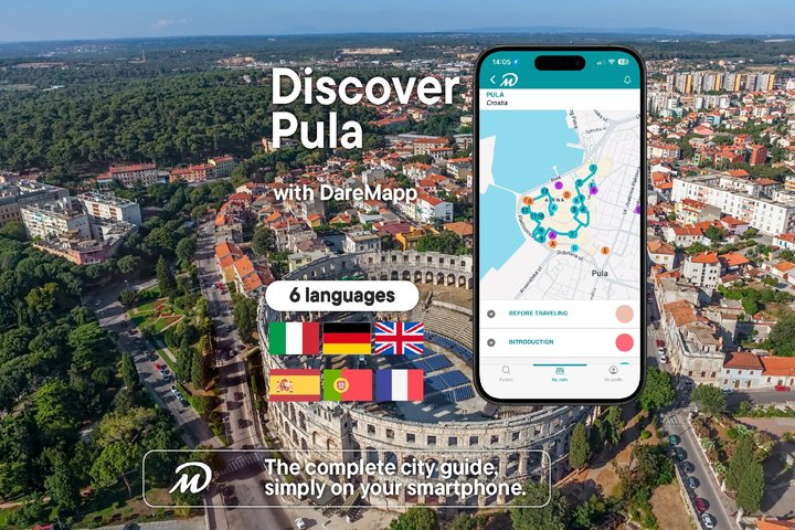TOP Pula : Private Guided Tour with your mobile TOP Pula : Private Guided Tour with your mobile