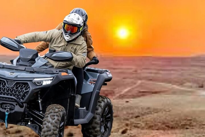 Agafay Desert Sunset, Quad Biking, Camel Ride, Dinner, and Show