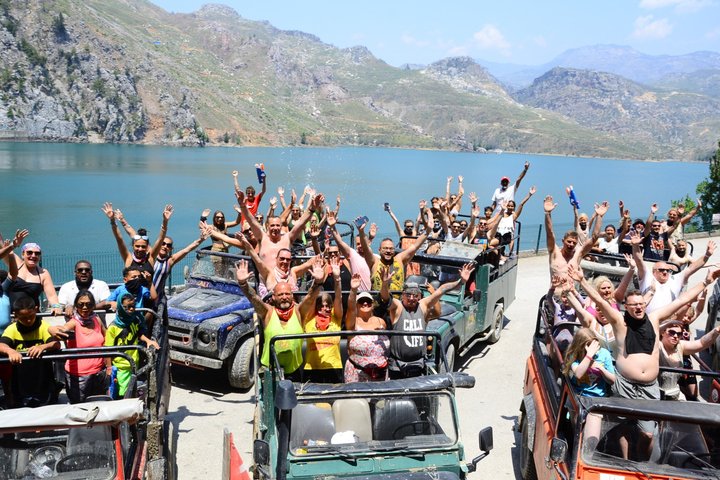 Jeep Safari and Green Lake Boat Trip from Side