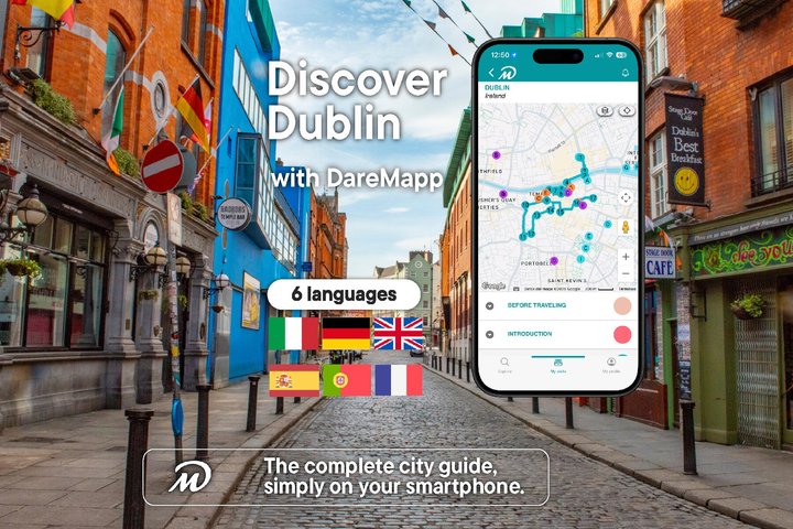 TOP Dublin : Private Guided Tour with your mobile