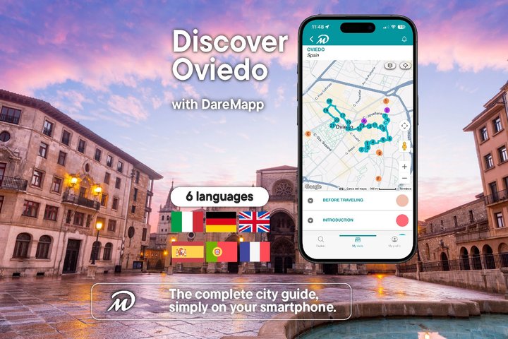 TOP Oviedo : Private Guided Tour with your mobile