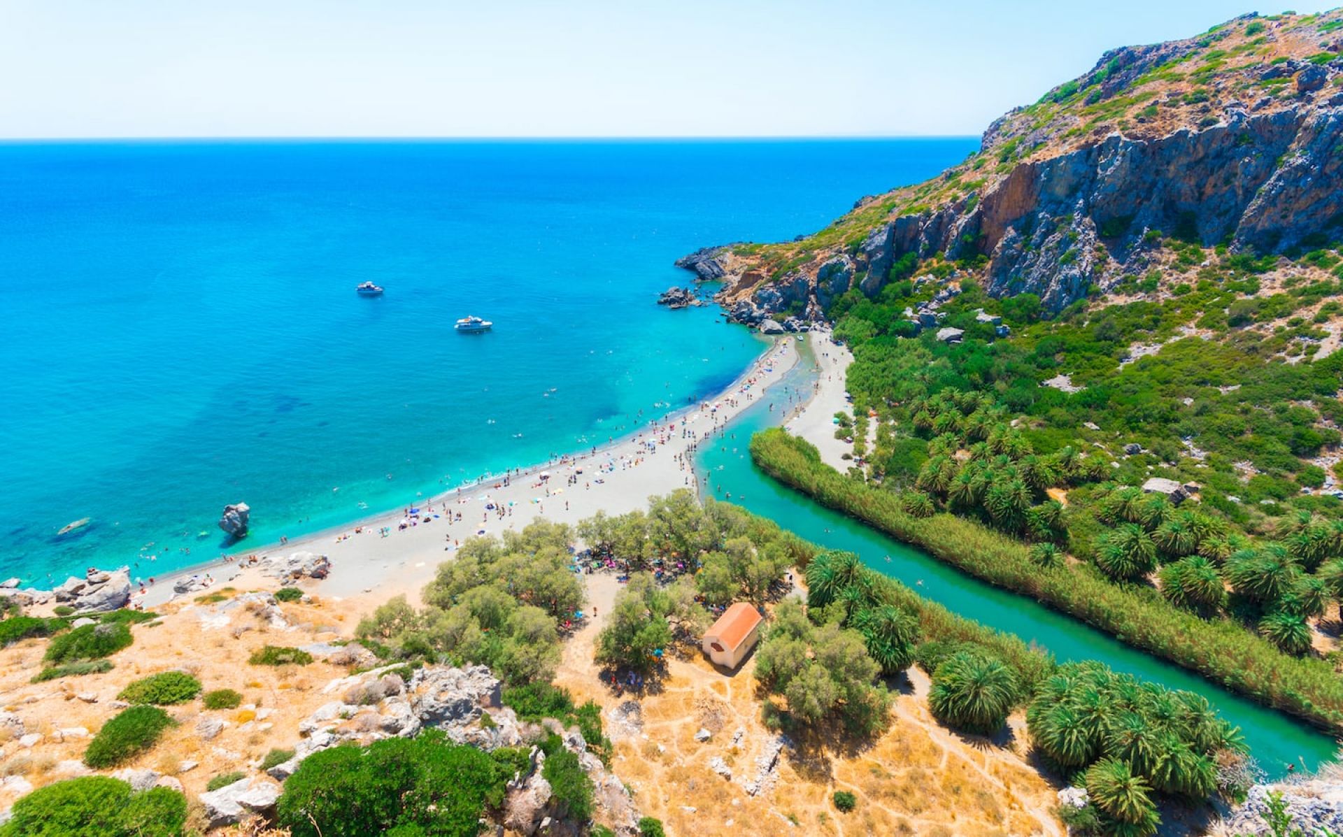 Private Tour: Preveli Palm Beach From Rethimno