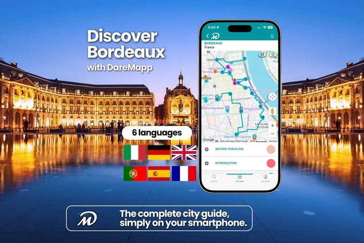 TOP Bordeaux: Private Guided Tour with Your Mobile
