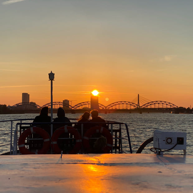 Sunset Riga River Tour – 1h – Jelgava/Liepaja boat