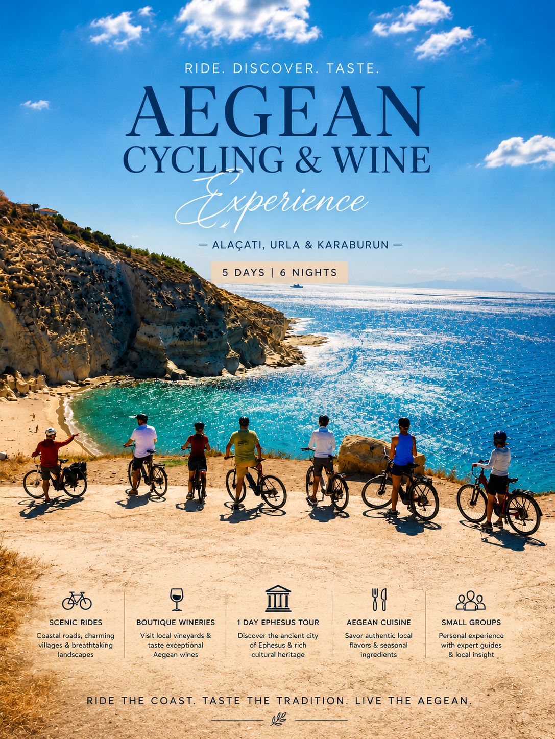 E-Bike & Wine: A Journey Through Ancient Greek History on the Aegean Coast