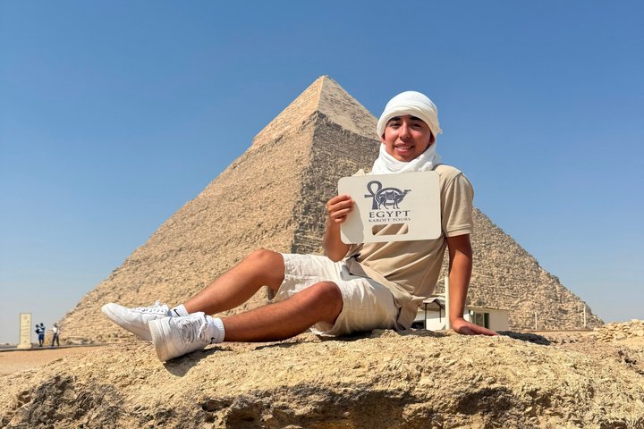 Private Guided Tour Giza Pyramids Sphinx Grand Egyptian Museum